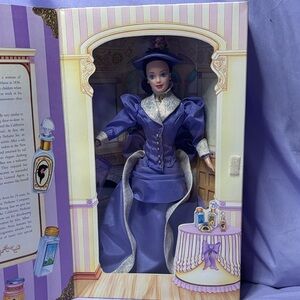 Barbie Victorian Doll in Purple and White